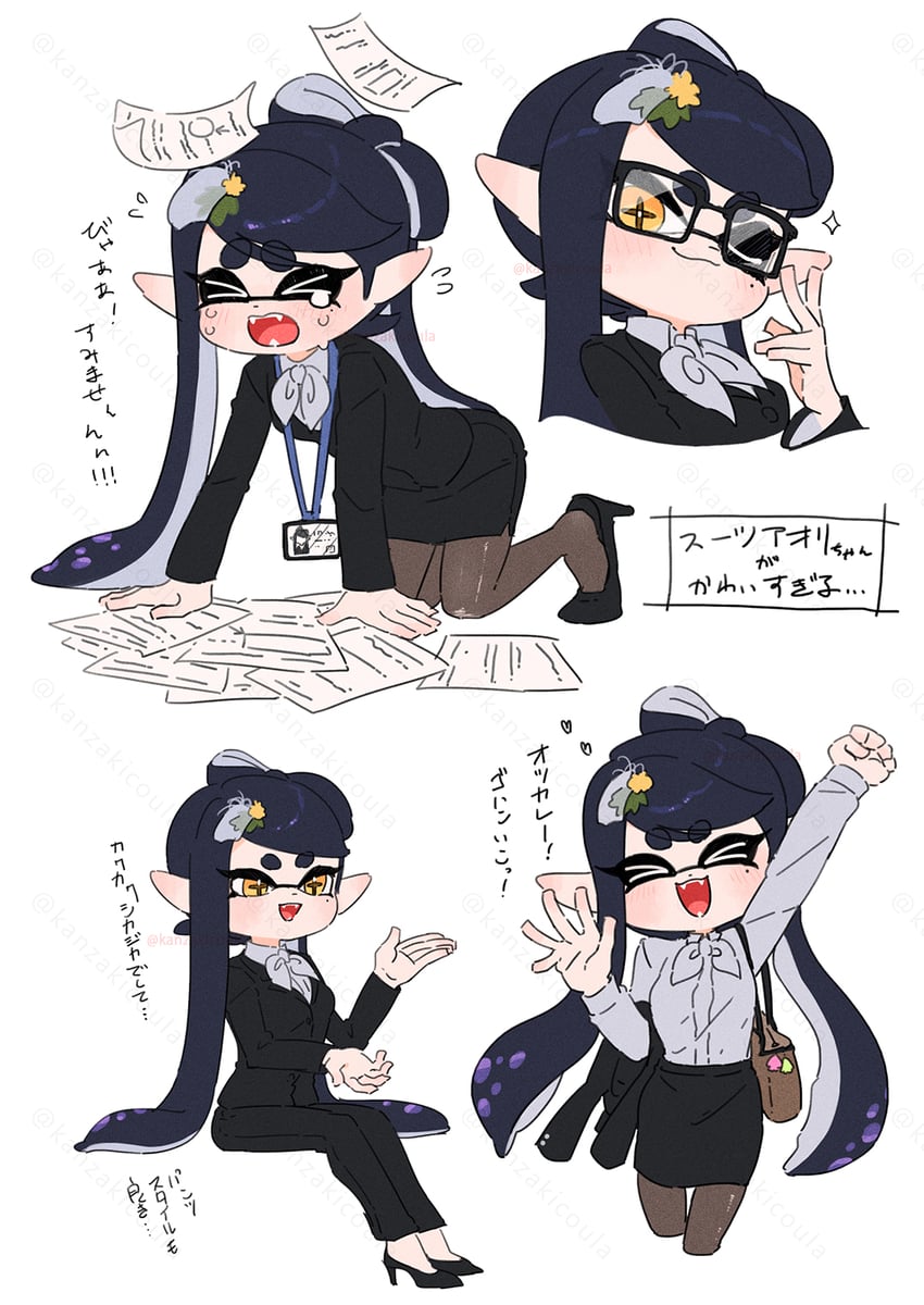 callie (splatoon and 1 more) drawn by coula_cat