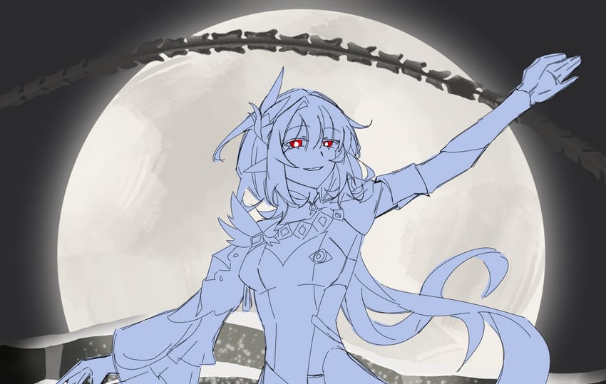 elysia and herrscher of corruption (honkai and 2 more) drawn by woshishenhexiaojiedegou