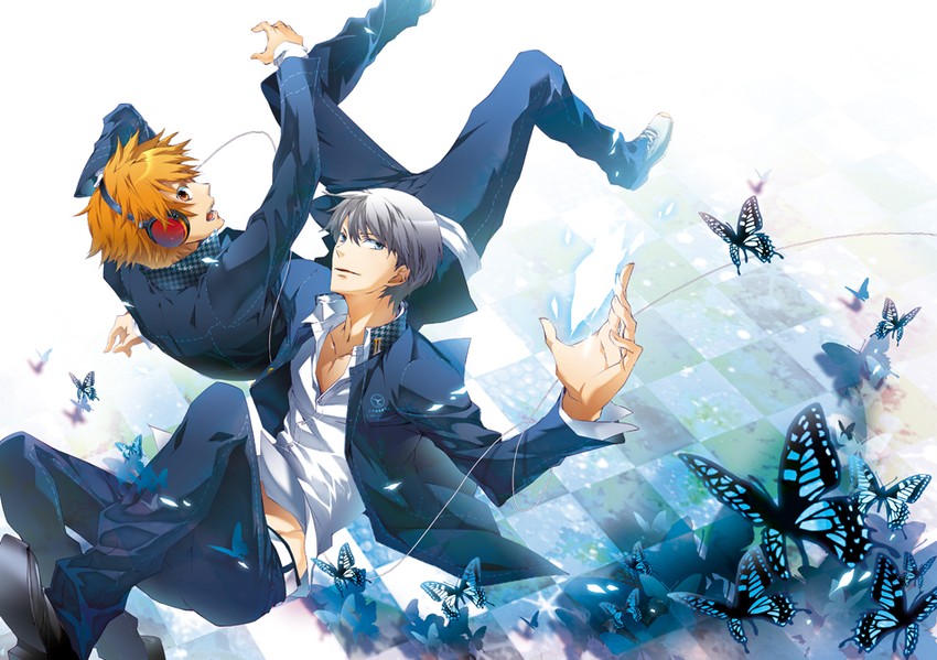 narukami yu and hanamura yousuke (persona and 1 more) drawn by kotobuki_toro