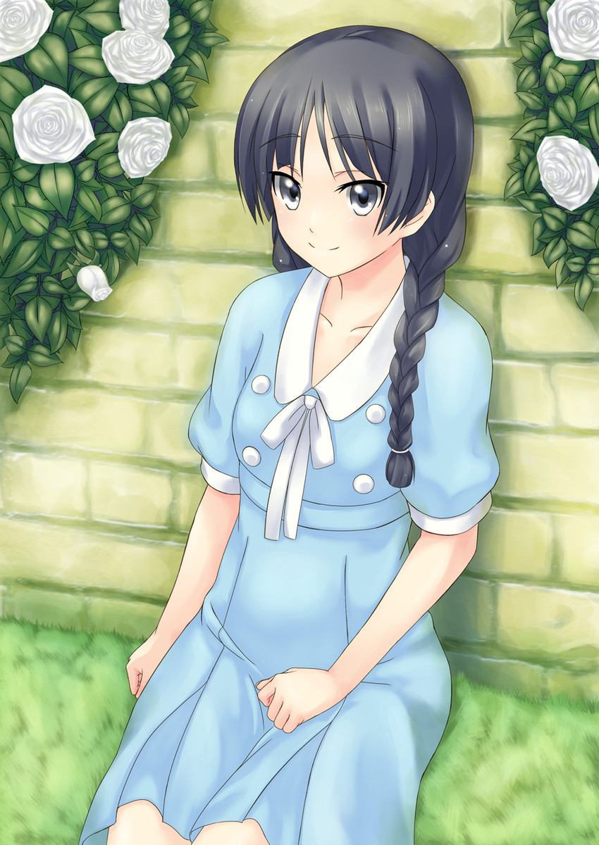 akiyama mio (k-on! and 1 more) drawn by nekotama_(tsuki)