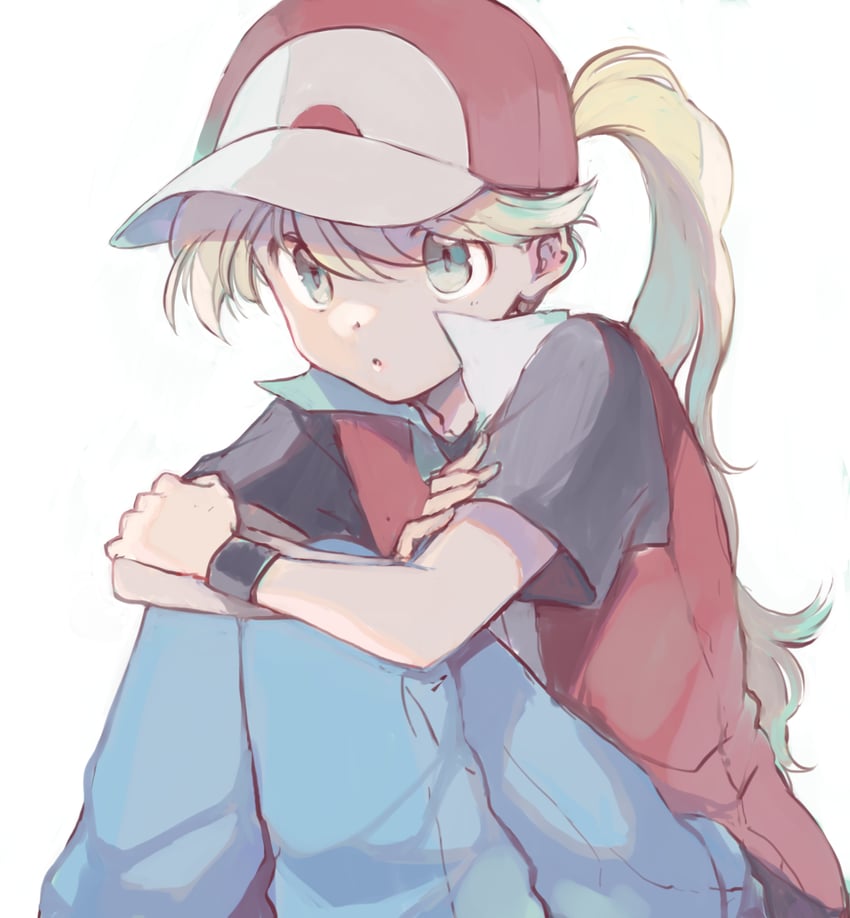 red and yellow (pokemon and 1 more) drawn by yui_ko