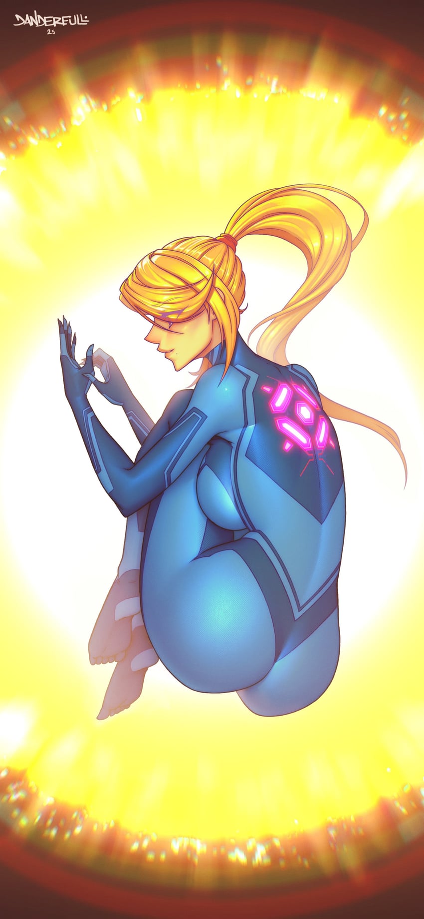 samus aran (metroid and 1 more) drawn by danderfull