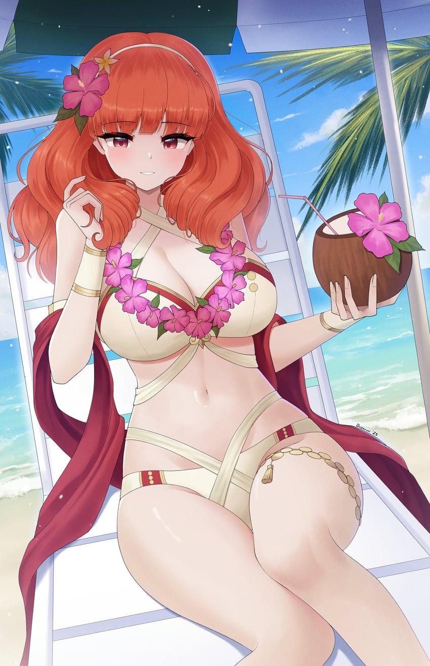 celica (fire emblem and 2 more) drawn by doiparuni