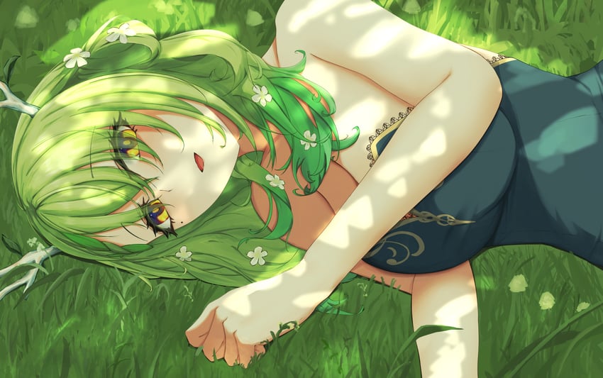 ceres fauna (hololive and 1 more) drawn by kakiiro416