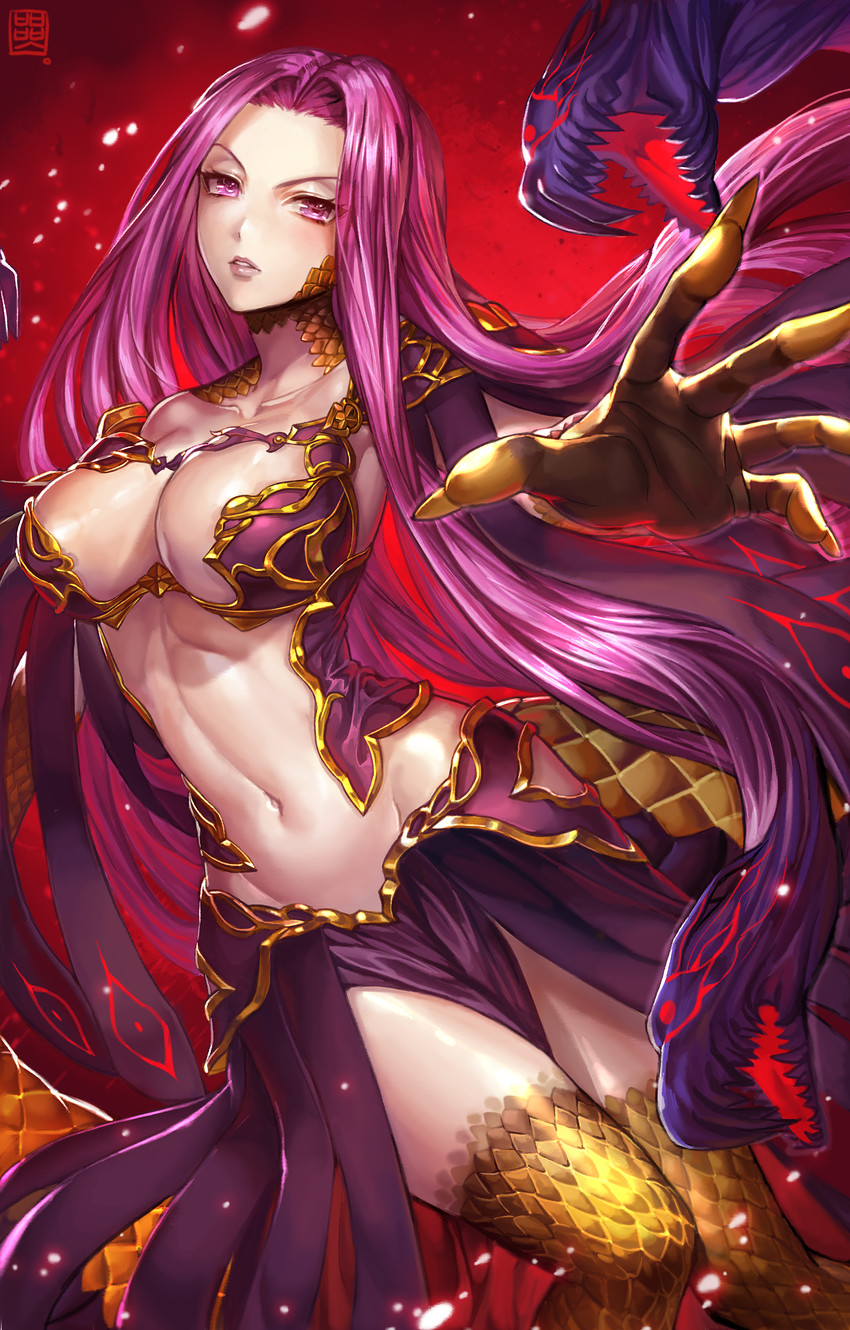 medusa and gorgon (fate and 1 more) drawn by box_(hotpppink)