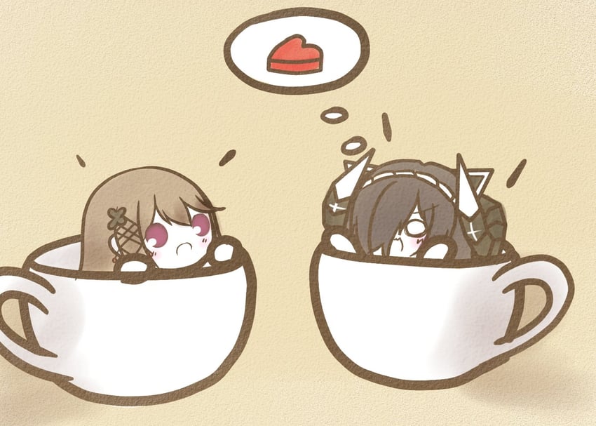 august von parseval and dunkerque (azur lane) drawn by koti