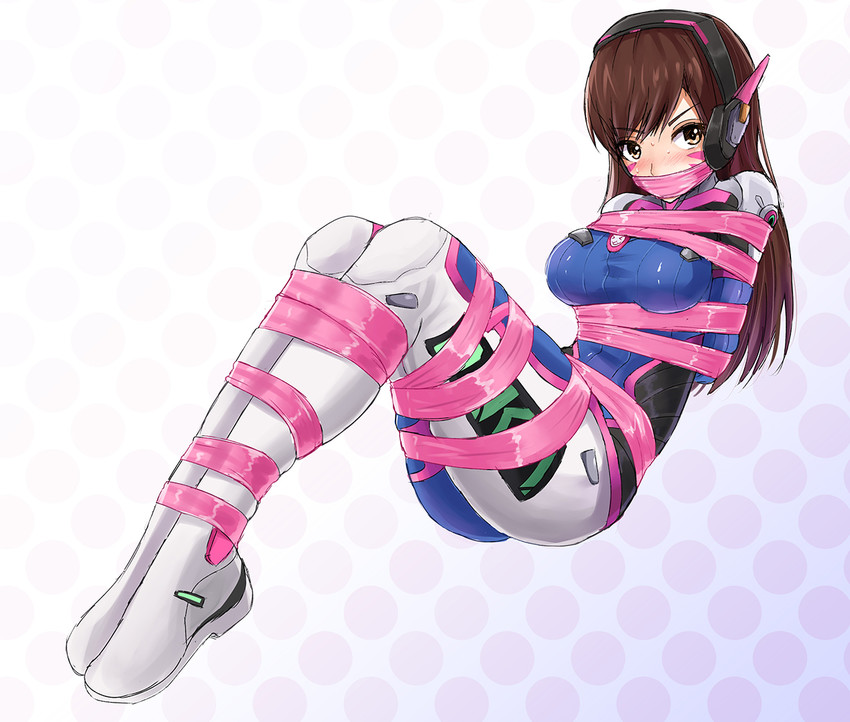 d.va (overwatch and 1 more) drawn by jitan777