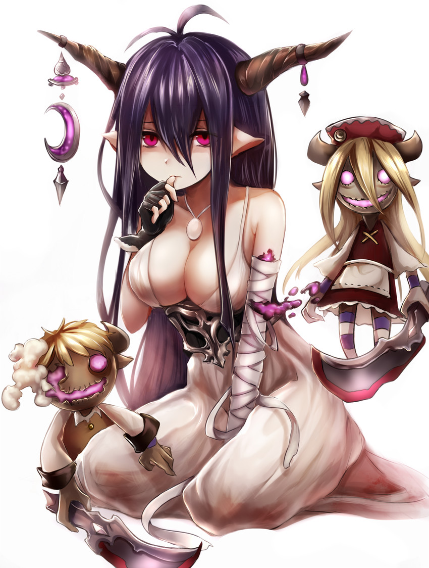 danua, gretel, and hansel (granblue fantasy) drawn by maho_moco