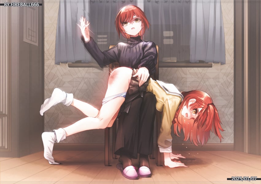 kita ikuyo and kita kuruyo (bocchi the rock!) drawn by fireball_666