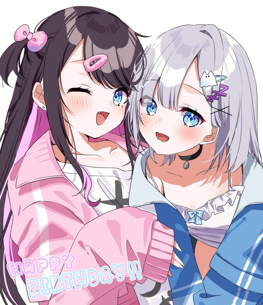 kaga sumire and kaga nazuna (vspo!) drawn by pome_charo