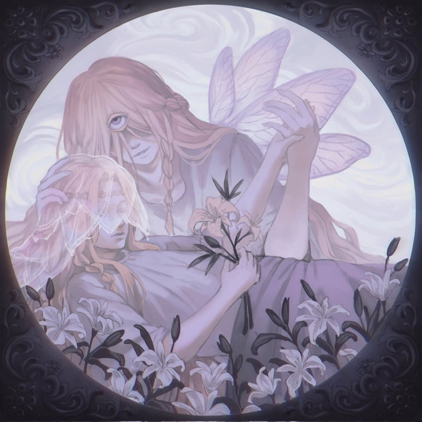 miquella and st. trina (elden ring and 1 more) drawn by lowstrear