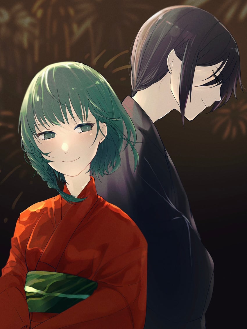 gumi, nemesis sudou, and nyoze octo (vocaloid and 2 more) drawn by tomari_drew