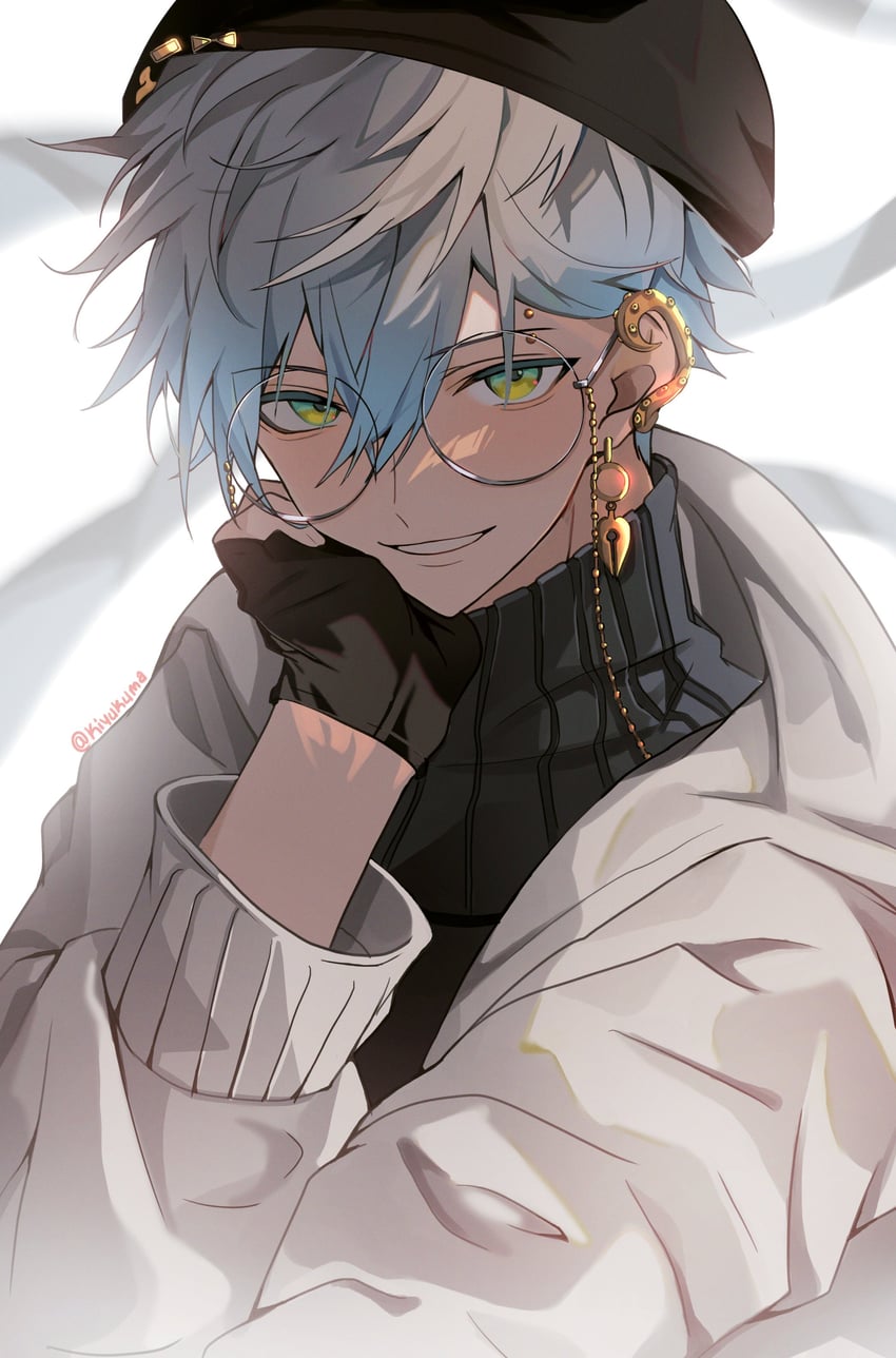 ike eveland (nijisanji and 1 more) drawn by kiyukumaa