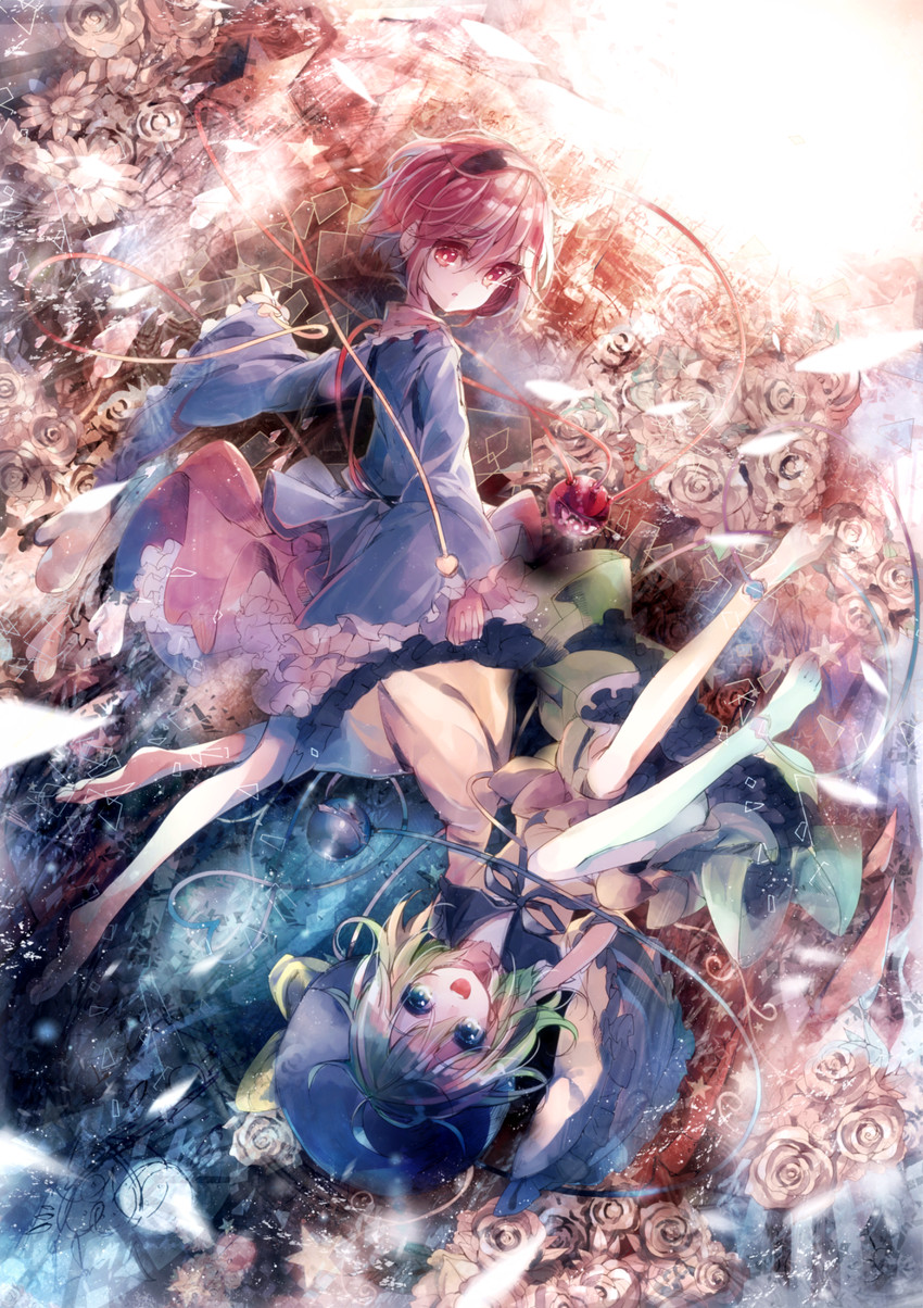komeiji koishi and komeiji satori (touhou) drawn by tecoyuke