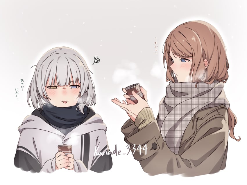 nagasaki soyo and kaname raana (bang dream! and 1 more) drawn by kanade_(kanade_3344)