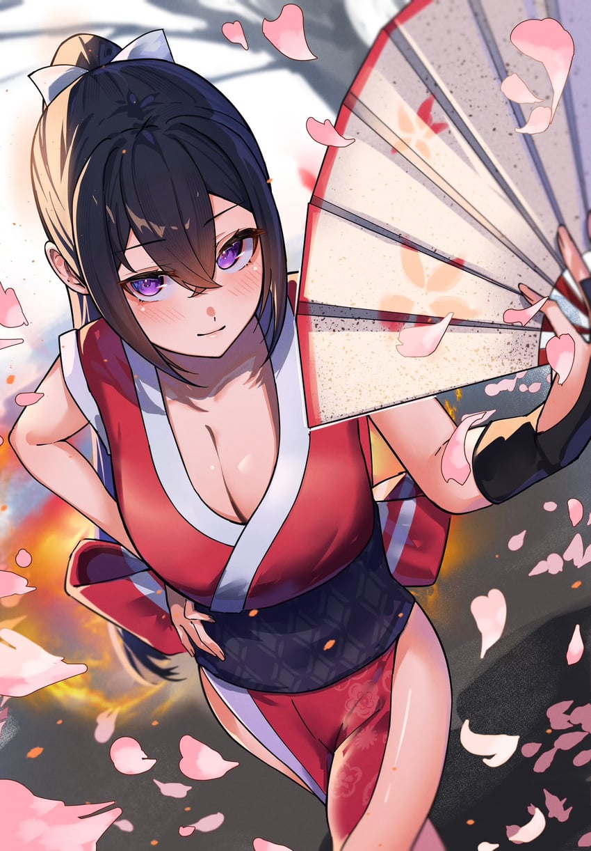 shiranui mai and ichinose uruha (vspo! and 1 more) drawn by ringozeri