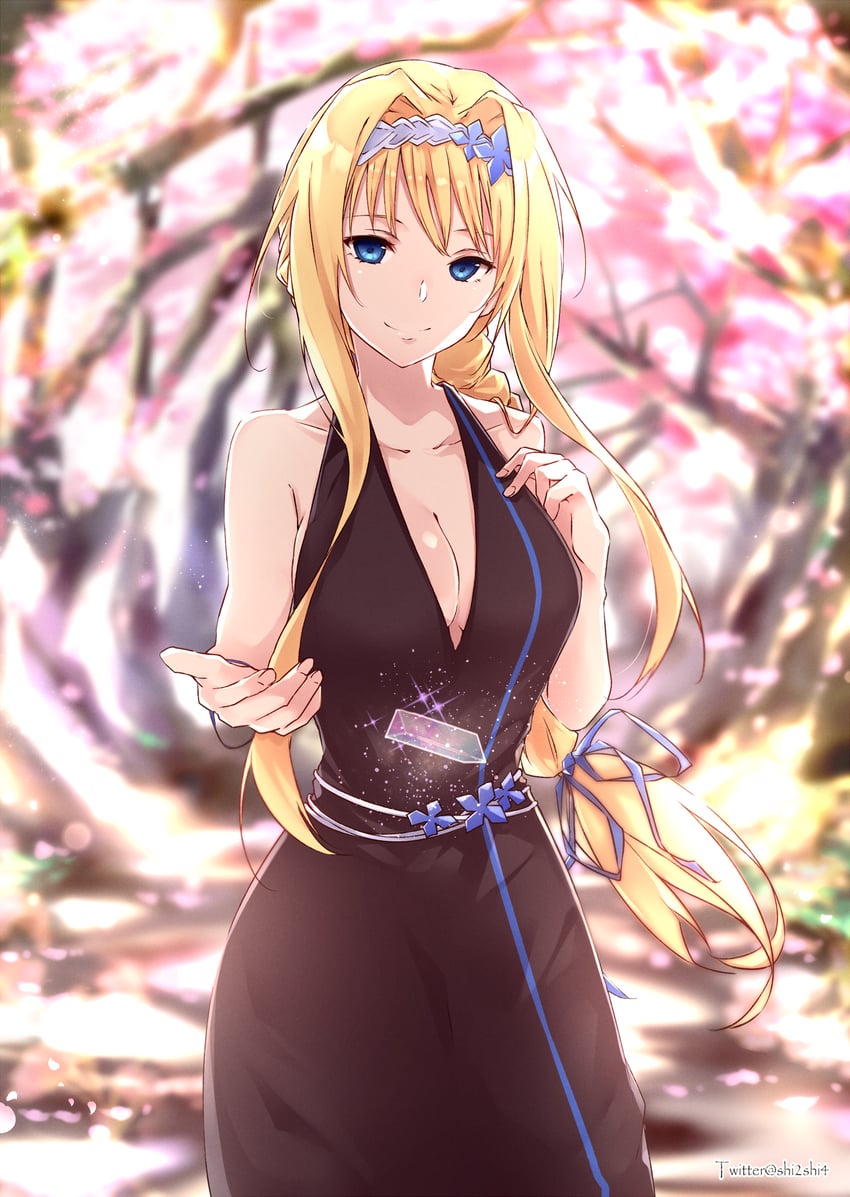 alice zuberg (sword art online and 1 more) drawn by shi-2