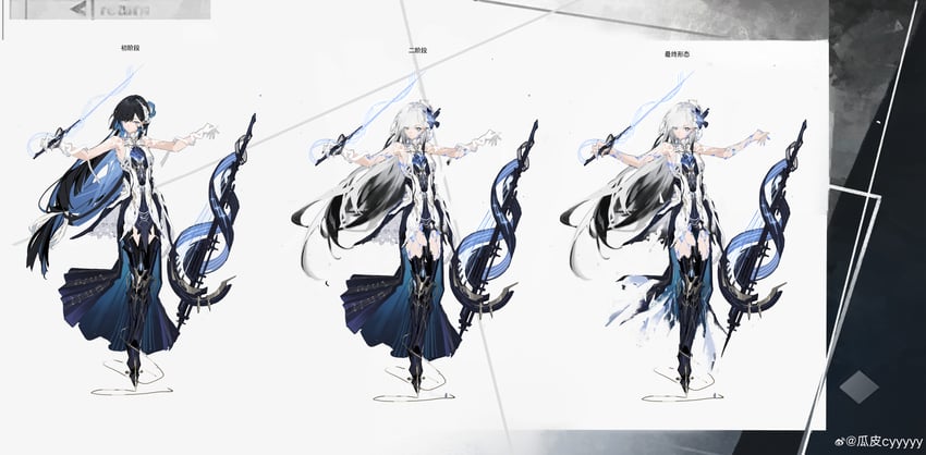 selena and selena: pianissimo (punishing: gray raven) drawn by cyyyyy
