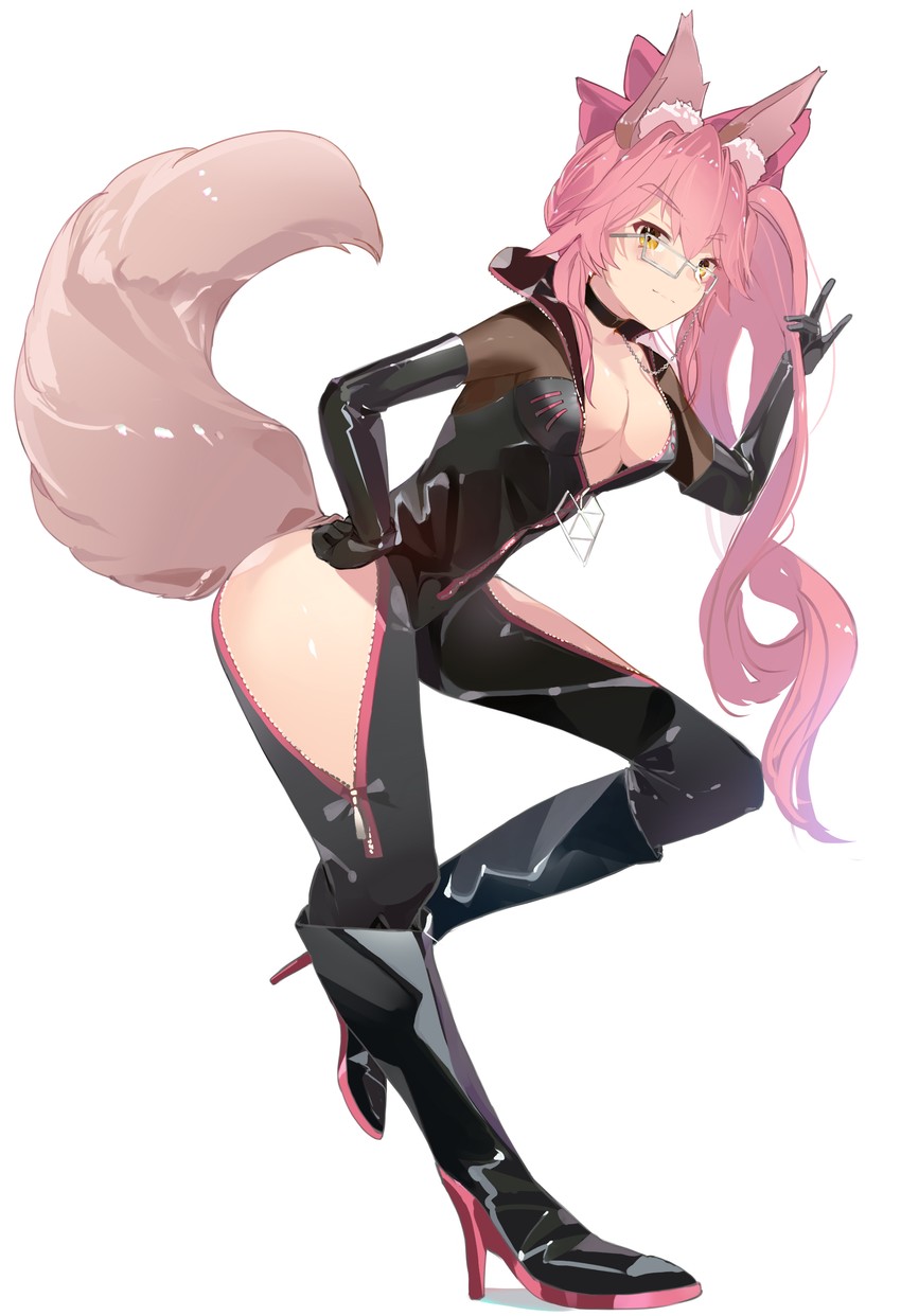 tamamo and koyanskaya (fate and 1 more) drawn by same_(sendai623)