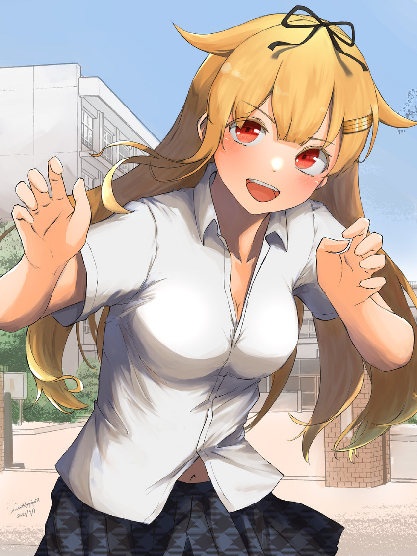 yuudachi and yuudachi kai ni (kantai collection) drawn by umibudou
