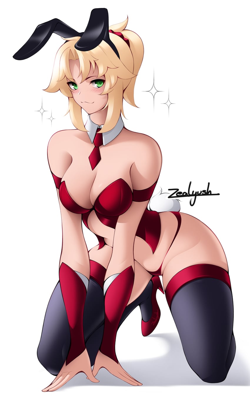 mordred (fate and 1 more) drawn by zealyush
