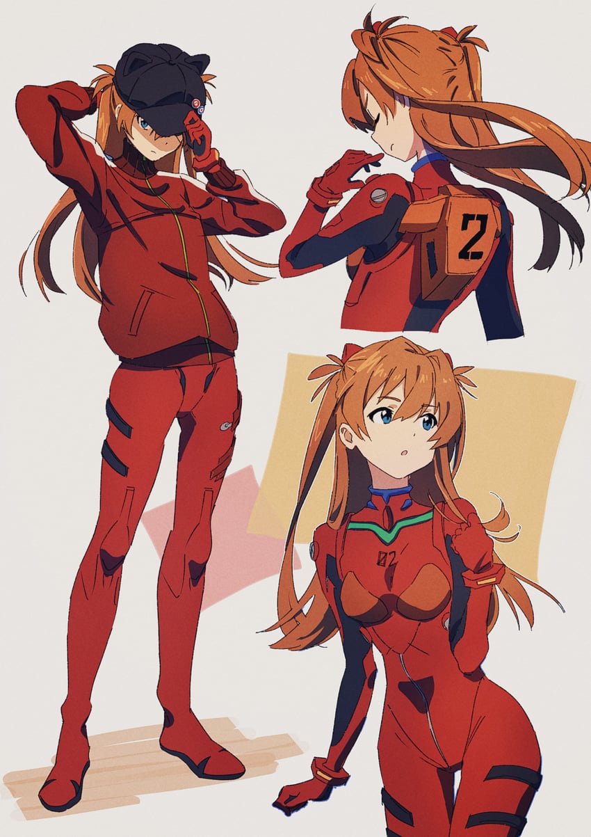 souryuu asuka langley (neon genesis evangelion and 2 more) drawn by hajikkoneko