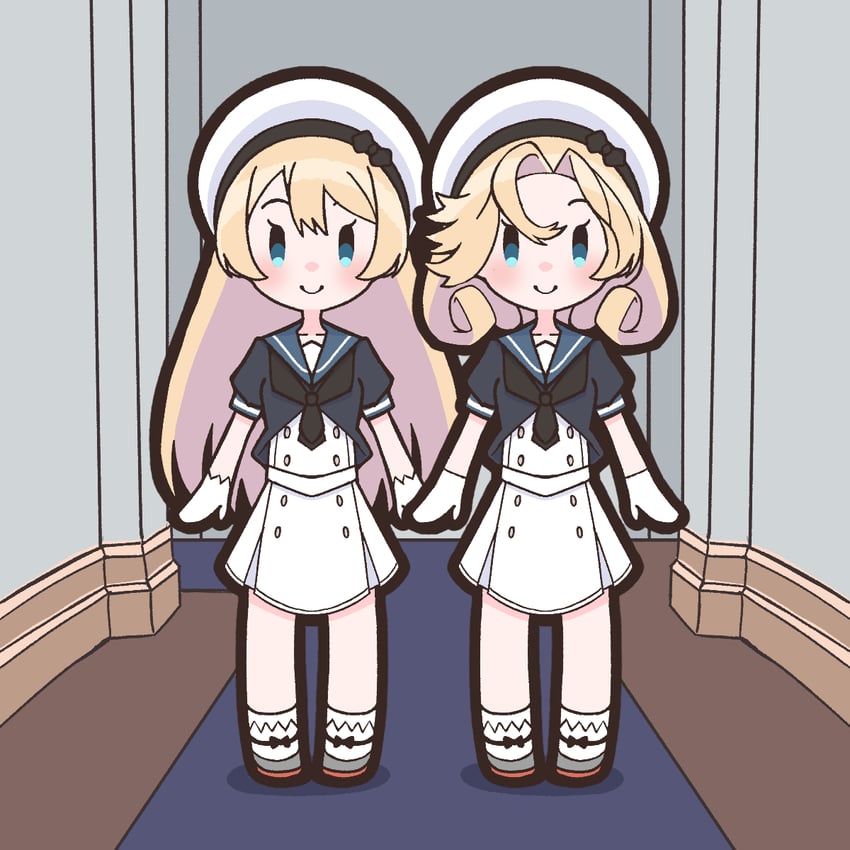 jervis, janus, and grady sisters (kantai collection and 1 more) drawn by daichi_(daiti1318)