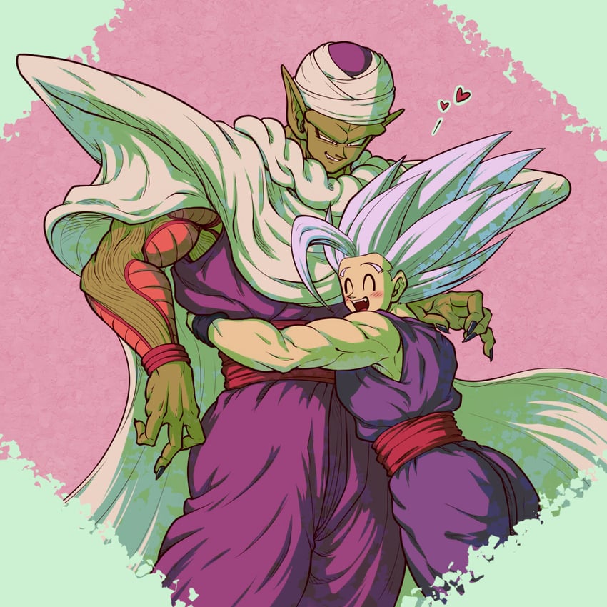 son gohan, piccolo, and gohan beast (dragon ball and 2 more) drawn by koukyouji