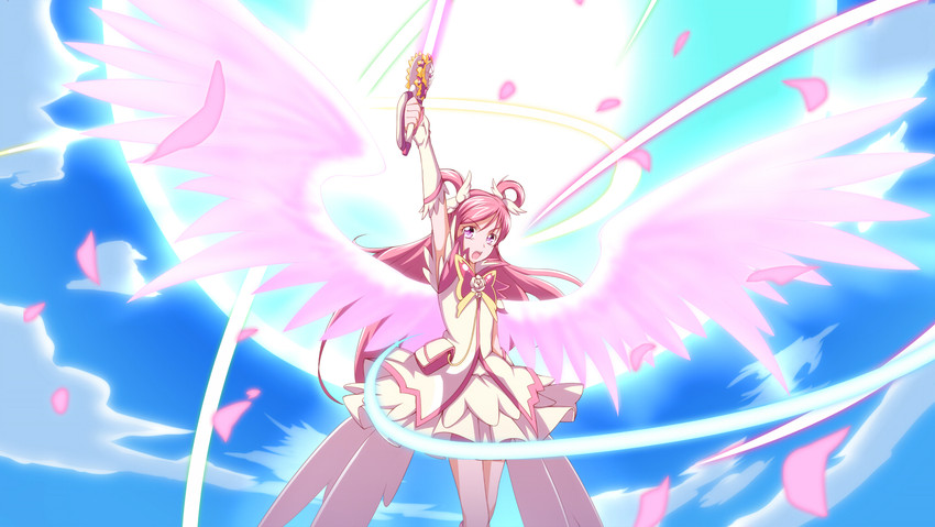 yumehara nozomi, cure dream, and shining dream (precure and 2 more) drawn by jabara_tornado