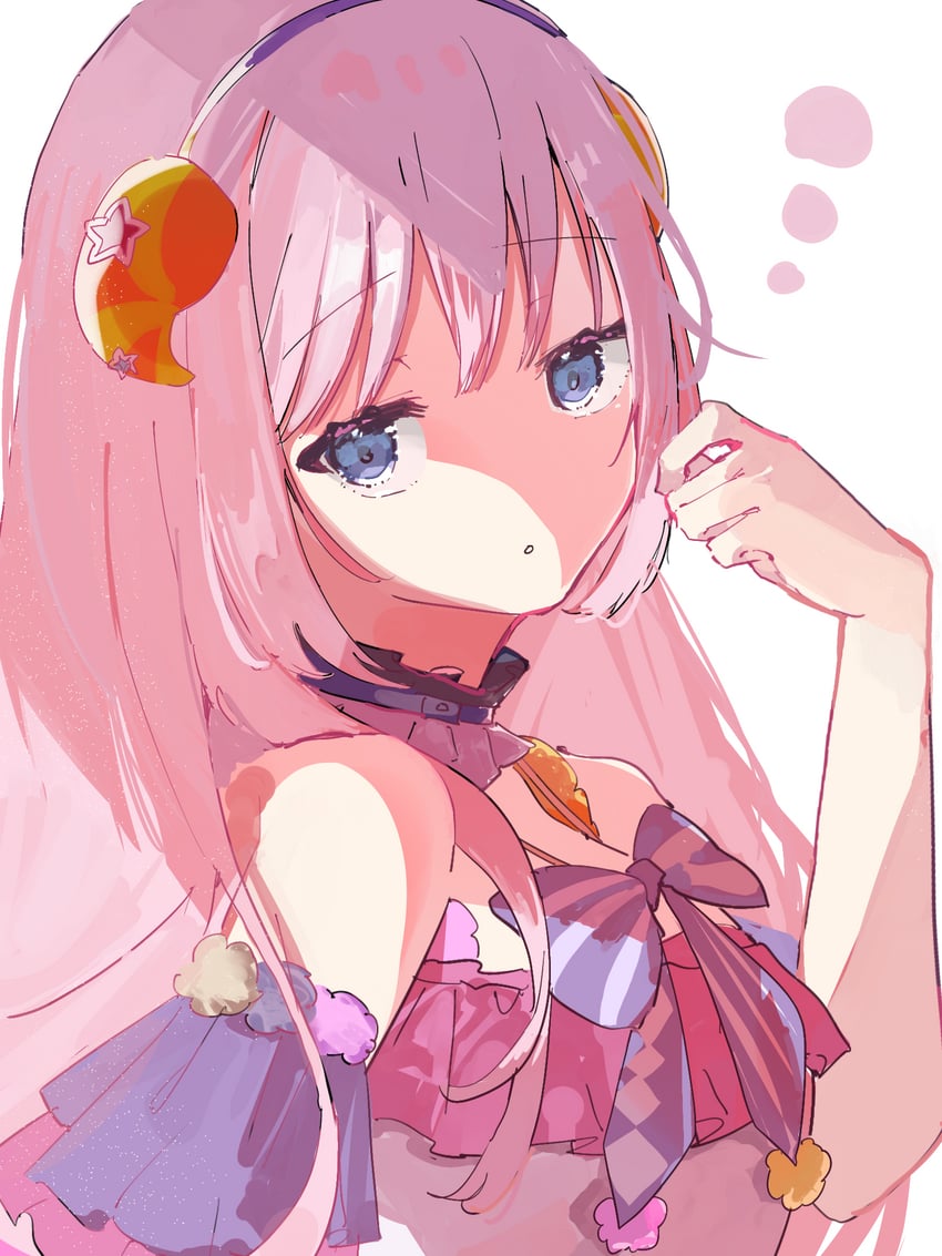megurine luka and wonderlands x showtime luka (vocaloid and 1 more) drawn by bihuloa