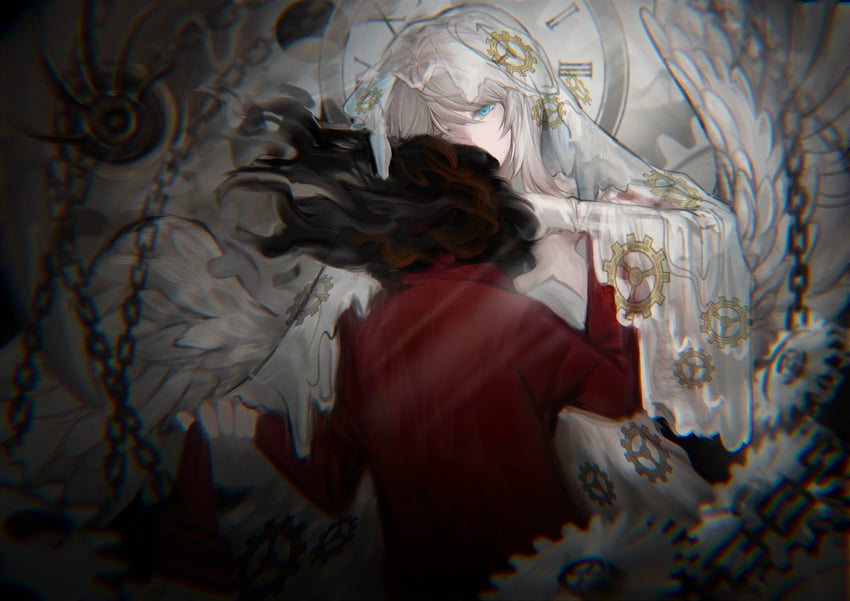 faust and dante (project moon and 1 more) drawn by kp3963