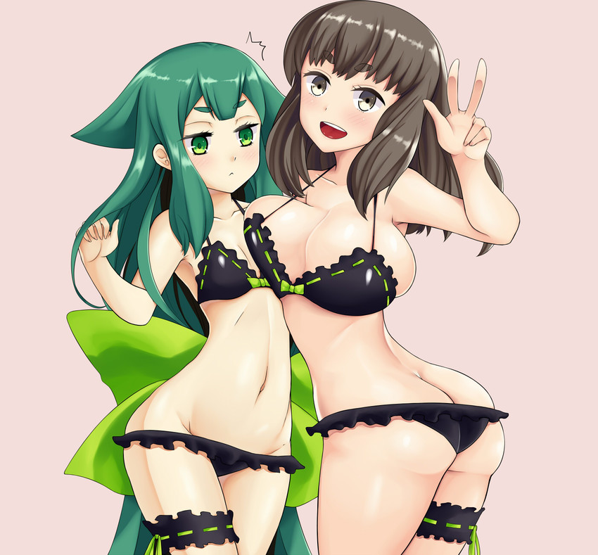 miya utsutsu and ichinose hajime (gatchaman crowds) drawn by hai_ookami