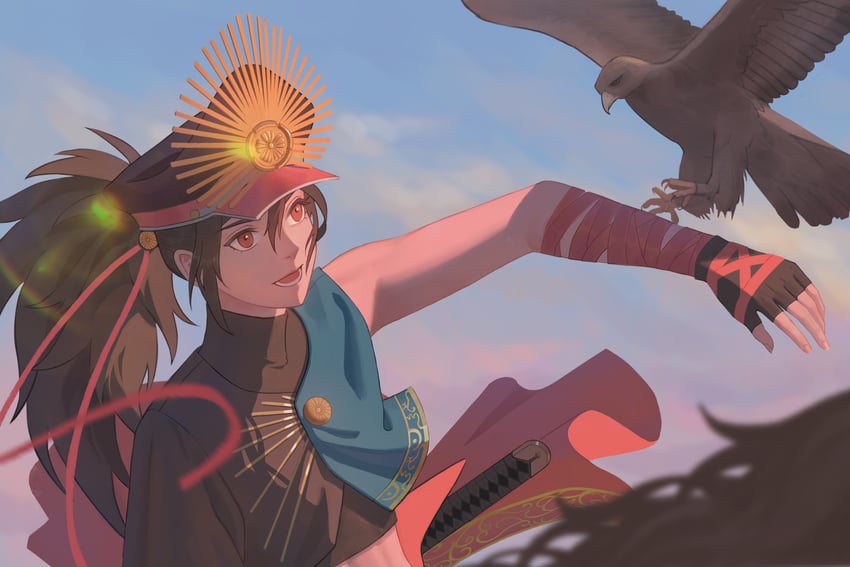 oda nobunaga and oda kippoushi (fate and 1 more) drawn by fuji0701