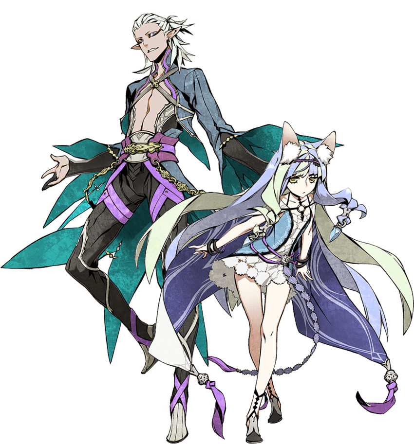 fortuner and murmur (7th dragon and 1 more) drawn by miwa_shirow
