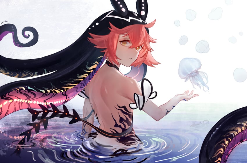 namielle (monster hunter and 1 more) drawn by ina_(pixiv_84570252)