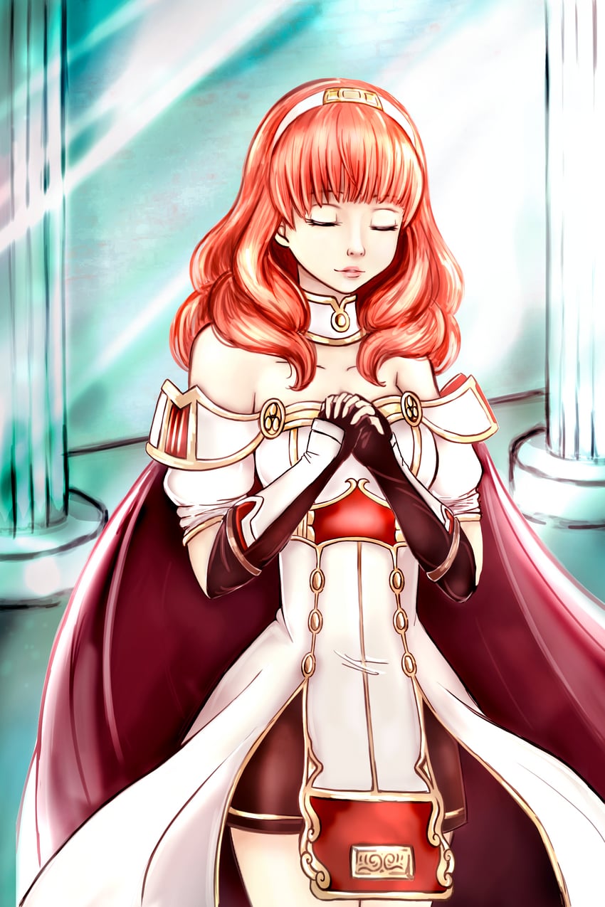 celica (fire emblem and 1 more) drawn by tinydragonart