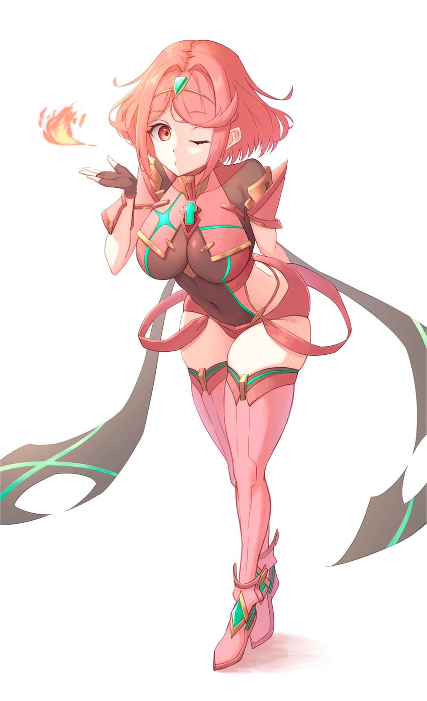 pyra (xenoblade chronicles and 1 more) drawn by okazu2010015