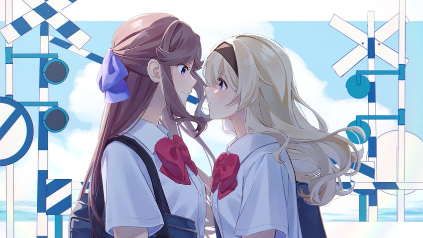 saijou claudine and tendou maya (shoujo kageki revue starlight) drawn by raven_(rnzraven)