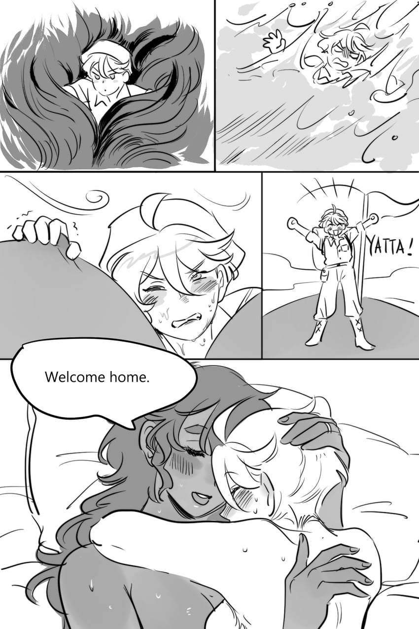 suletta mercury and miorine rembran (gundam and 1 more) drawn by milfcookiesimp