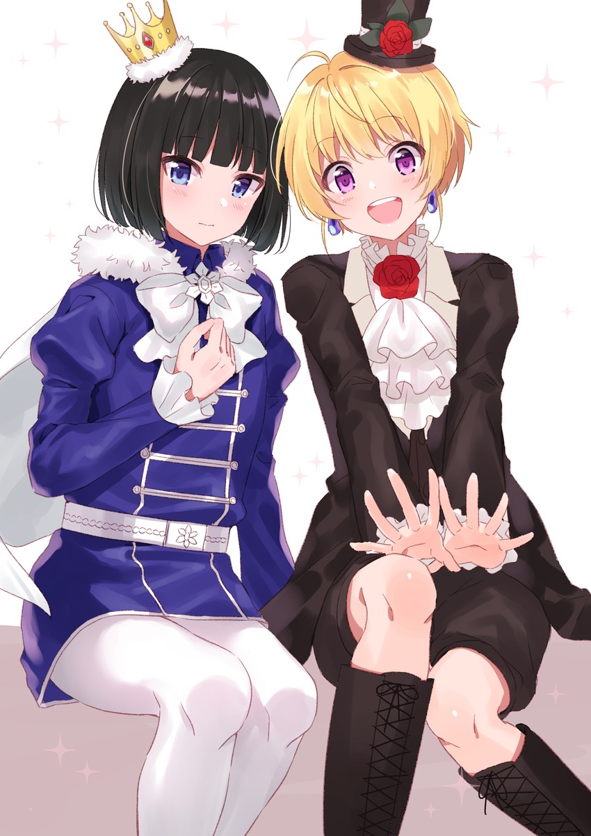 pierre bichelberger and kagura rei (idolmaster and 1 more) drawn by rayuse