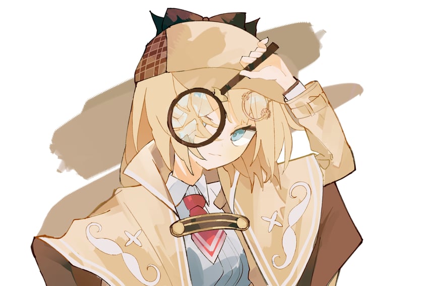 watson amelia (hololive and 1 more) drawn by nizukiii