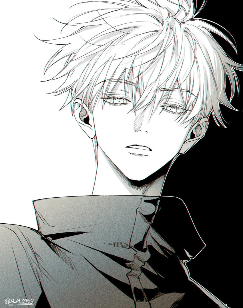 gojou satoru (jujutsu kaisen) drawn by m_m_pb