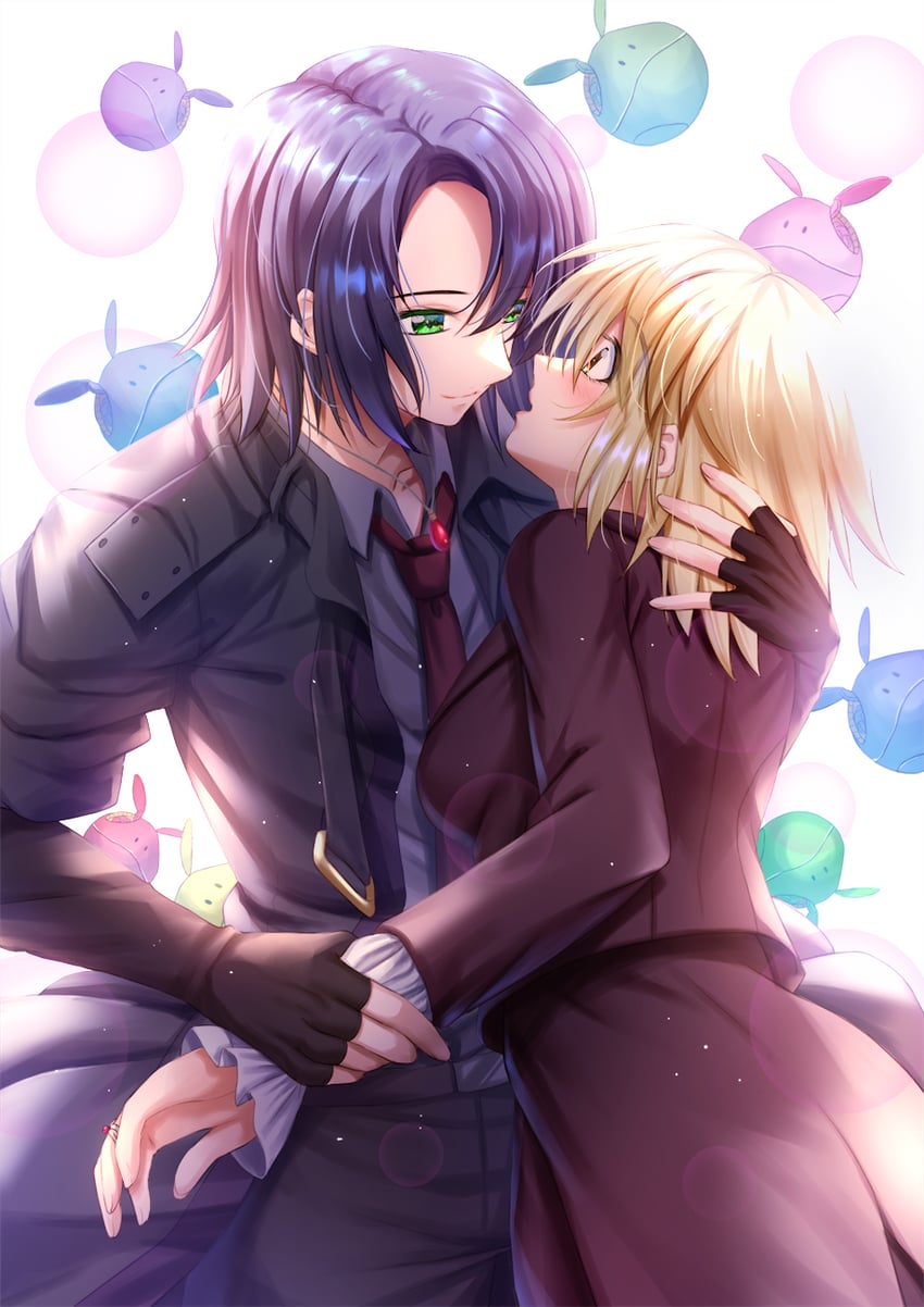 haro, cagalli yula athha, and athrun zala (gundam and 2 more) drawn by toshi_(1-147)