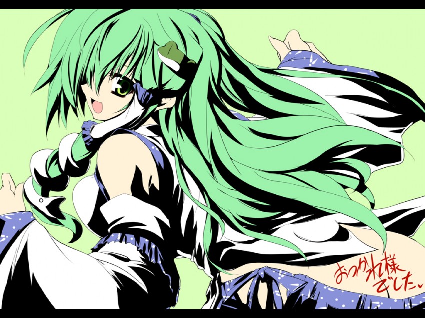 kochiya sanae (touhou) drawn by matsuno_canel
