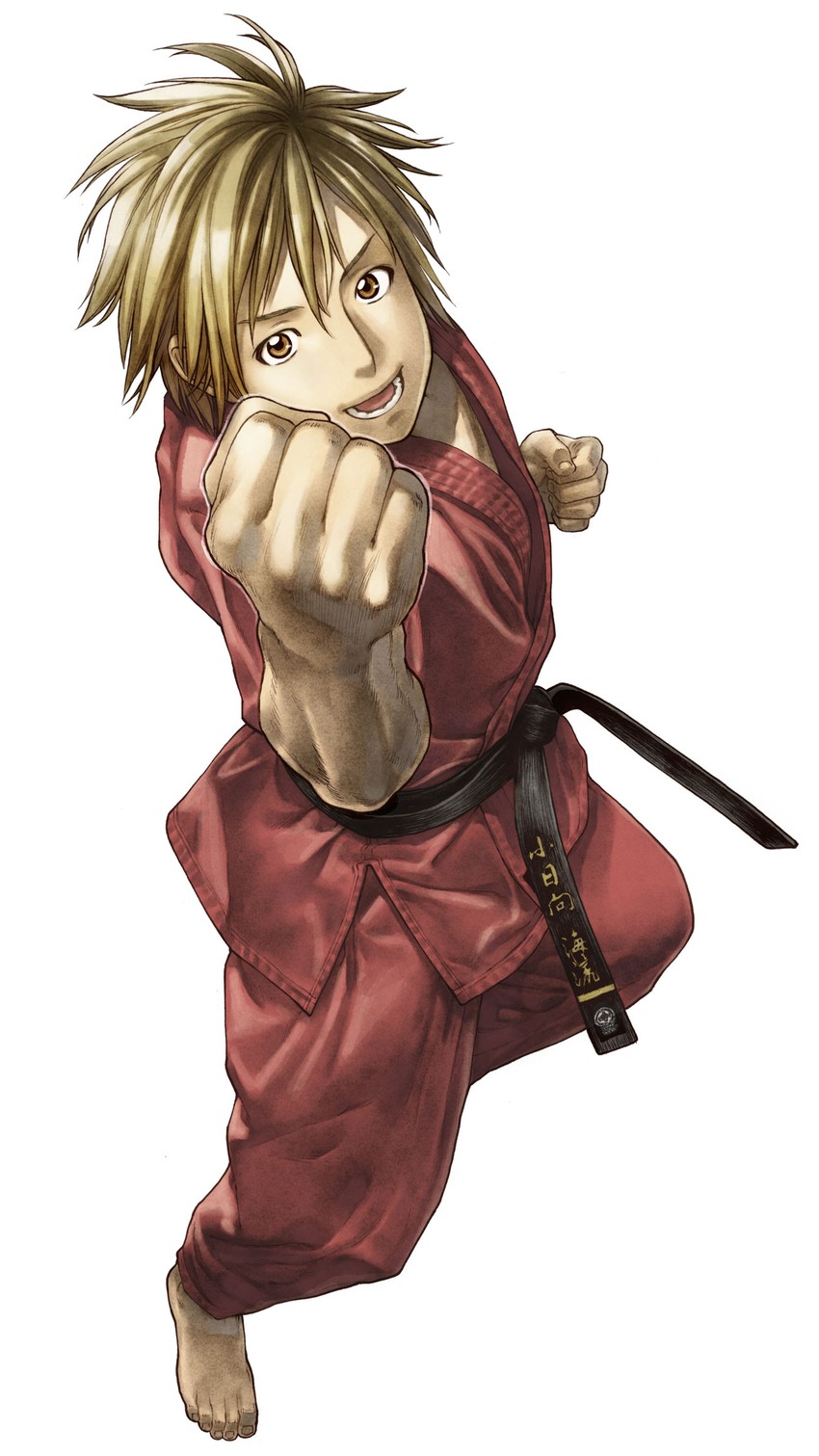 kohinata minoru (karate shoukoushi kohinata minoru) drawn by baba_yasushi