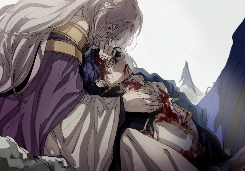 sigurd and deirdre (fire emblem and 1 more) drawn by kmkr