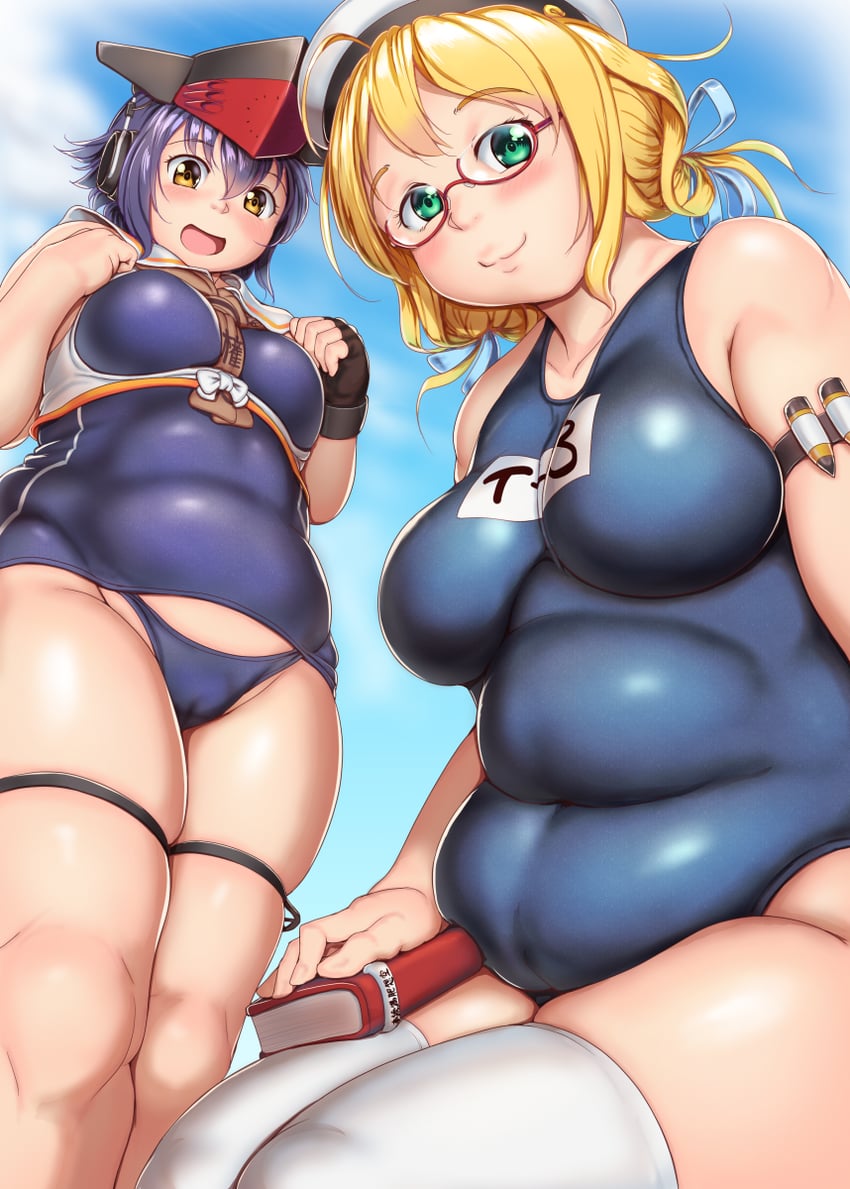 i-8 and i-14 (kantai collection) drawn by orizen