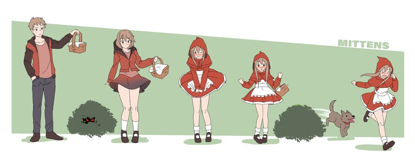 little red riding hood (original and 1 more) drawn by zrav7853
