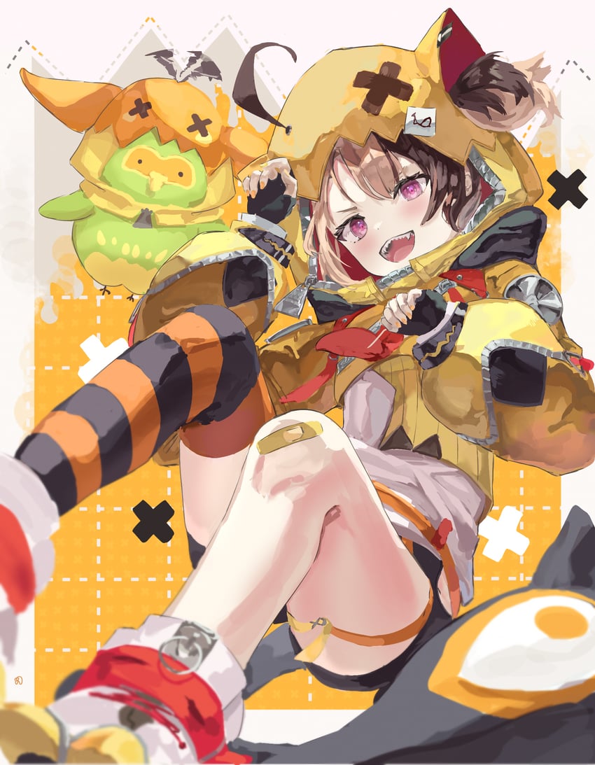 gigi murin and popo (hololive and 1 more) drawn by lazyramen