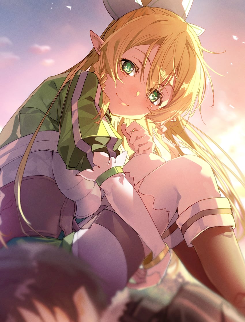 leafa (sword art online) drawn by yoru_kiri